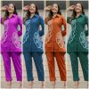 SC LATEST READYMADE SOFT RAYON CORD SET