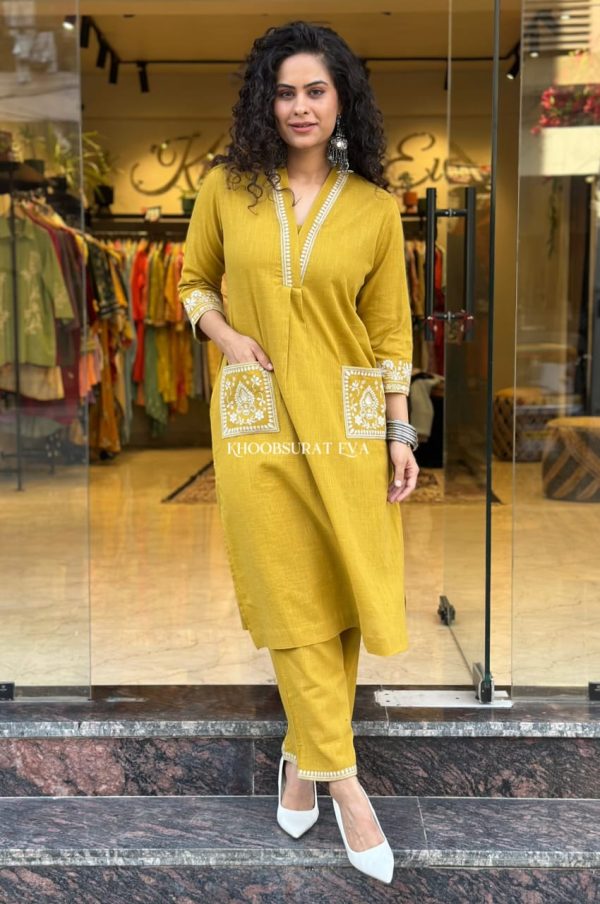 SC LATEST SLUB COTTON KURTI PANT WHOLESALE