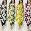 SC LATEST SOFT RAYON CORD SET IN ALINE KURTI