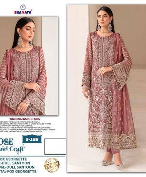 SHANAYA FASHION S 185 ROSE HAND CRAFT SUIT