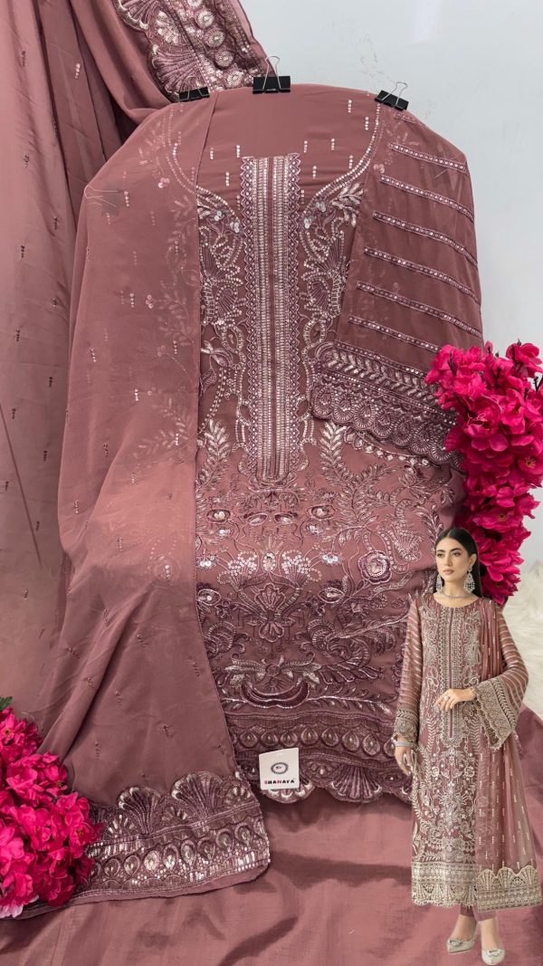 SHANAYA FASHION S 185 ROSE HAND CRAFT SUIT