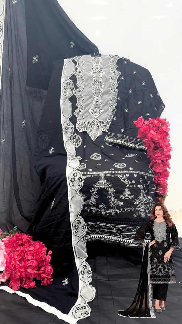 SHANAYA FASHION S 223 A ROSE HAND CRAFT SUIT