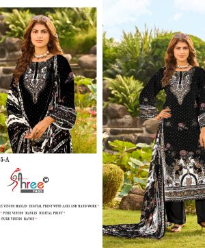 SHREE FABS KT 285 A VISCOSE MUSLIN SALWAR KAMEEZ