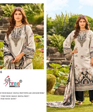 SHREE FABS KT 285 VISCOSE MUSLIN SALWAR KAMEEZ