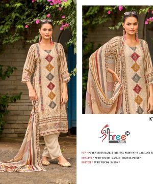 SHREE FABS KT 288 VISCOSE MUSLIN PAKISTANI SUITS