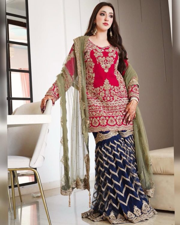 SR 1692 LATEST GEORGETTE PLAZZO SUITS WHOLESALE