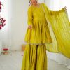 SRK 5300 C TRENDING SHARARA PLAZZO SUITS