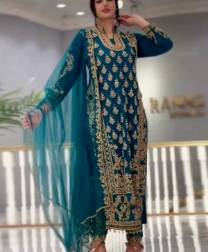 ST 172 LATEST GEOEGETTE SALWAR SUITS WHOLESALE