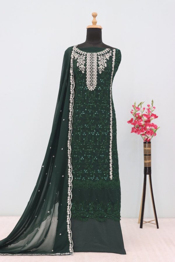 TAWAKKAL FABRICS 1302 D GEORGETTE PAKISTANI SUIT