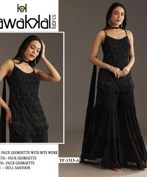 TAWAKKAL FABRICS 1313 A GEORGETTE SALWAR SUITS