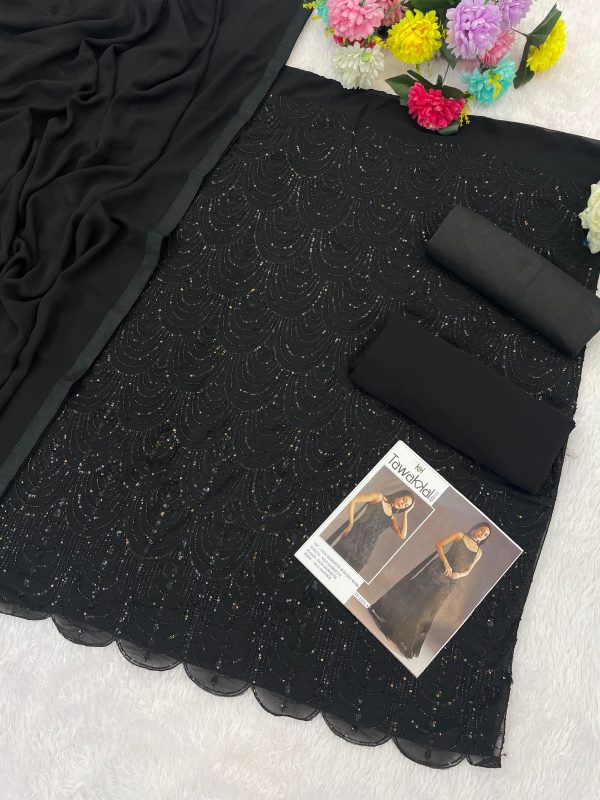 TAWAKKAL FABRICS 1313 A GEORGETTE SALWAR SUITS