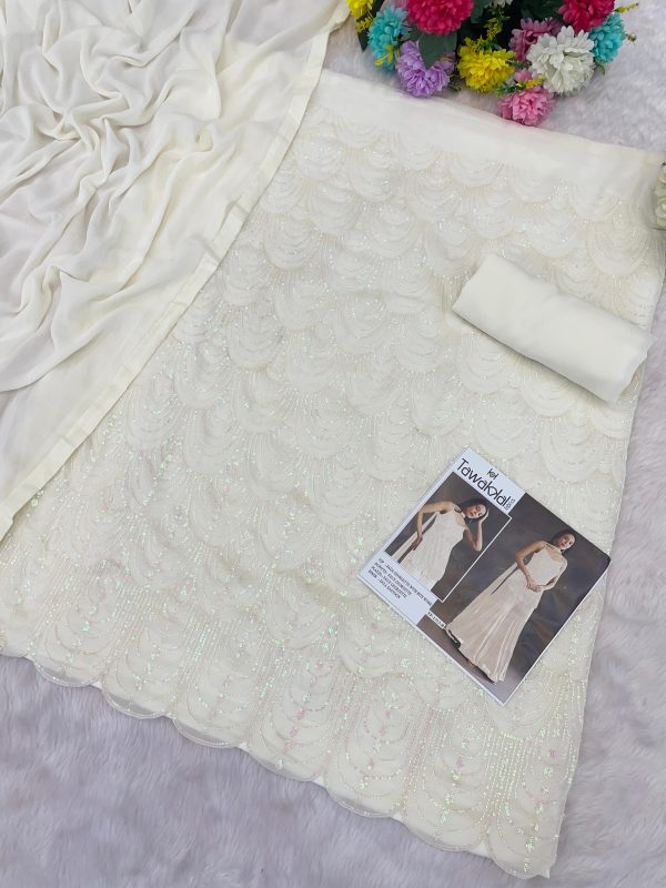 TAWAKKAL FABRICS 1313 B GEORGETTE SALWAR SUITS
