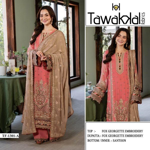 TAWAKKAL FABRICS TF 1301 A GEORGETTE SALWAR KAMEEZ