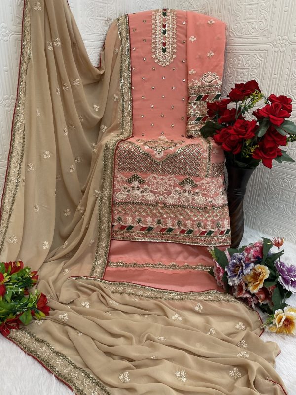 TAWAKKAL FABRICS TF 1301 A GEORGETTE SALWAR KAMEEZ
