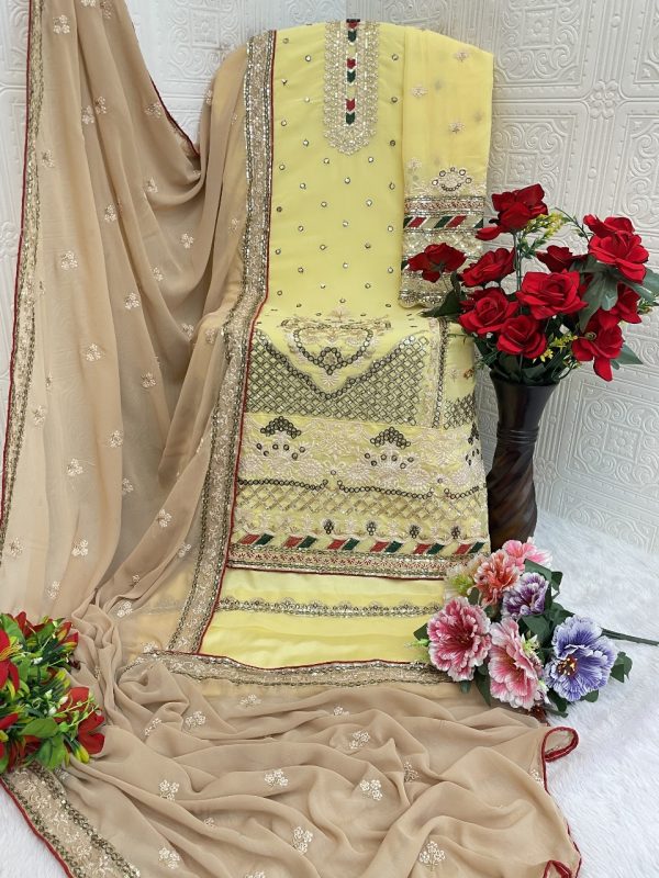 TAWAKKAL FABRICS TF 1301 C GEORGETTE SALWAR KAMEEZ
