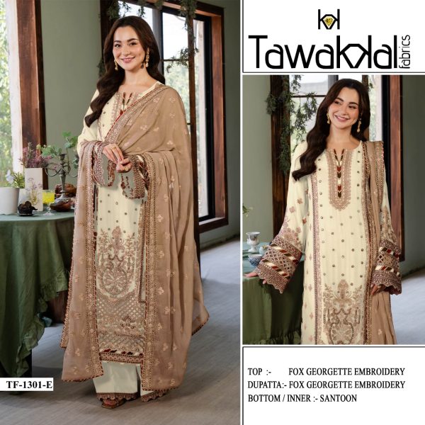 TAWAKKAL FABRICS TF 1301 E GEORGETTE SALWAR KAMEEZ