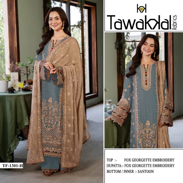 TAWAKKAL FABRICS TF 1301 H GEORGETTE SALWAR KAMEEZ