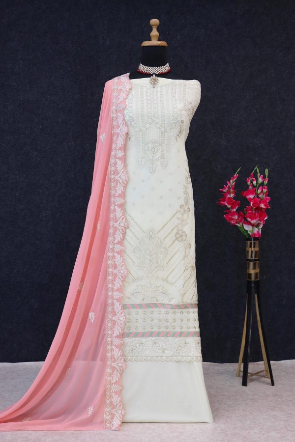 TAWAKKAL FABRICS TF 1303 A GEORGETTE SALWAR SUIT