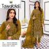 TAWAKKAL FABRICS TF 1305 B ORGANZA PAKISTANI SUIT