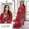TAWAKKAL FABRICS TF 1305 C ORGANZA PAKISTANI SUIT