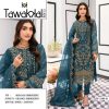 TAWAKKAL FABRICS TF 1305 D ORGANZA PAKISTANI SUIT