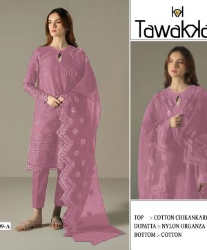 TAWAKKAL FABRICS TF 1309 A COTTON SALWAR KAMEEZ