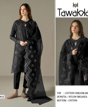 TAWAKKAL FABRICS TF 1309 E COTTON SALWAR KAMEEZ