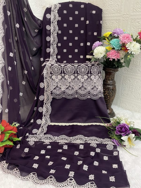 TAWAKKAL FABRICS TF 1310 A GEORGETTE SALWAR KAMEEZ