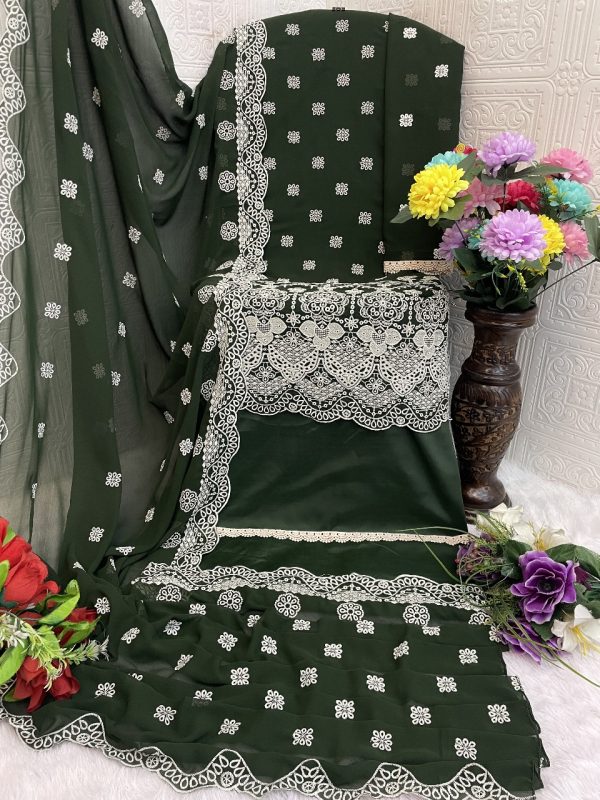 TAWAKKAL FABRICS TF 1310 B GEORGETTE SALWAR KAMEEZ