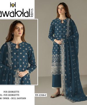 TAWAKKAL FABRICS TF 1310 C GEORGETTE SALWAR KAMEEZ