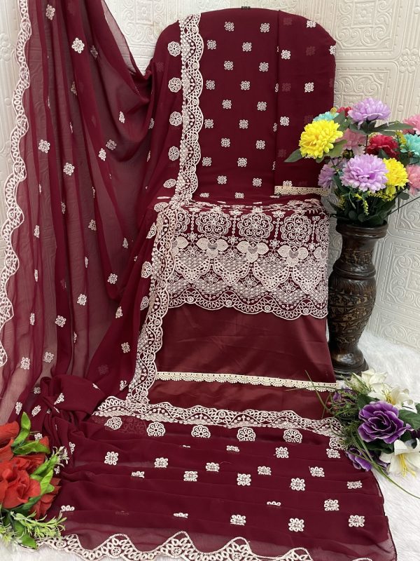 TAWAKKAL FABRICS TF 1310 D GEORGETTE SALWAR KAMEEZ