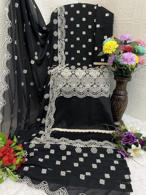 TAWAKKAL FABRICS TF 1310 E GEORGETTE SALWAR KAMEEZ
