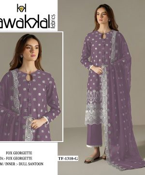 TAWAKKAL FABRICS TF 1310 G GEORGETTE SALWAR KAMEEZ
