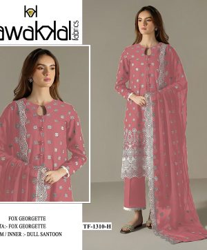 TAWAKKAL FABRICS TF 1310 H GEORGETTE SALWAR KAMEEZ