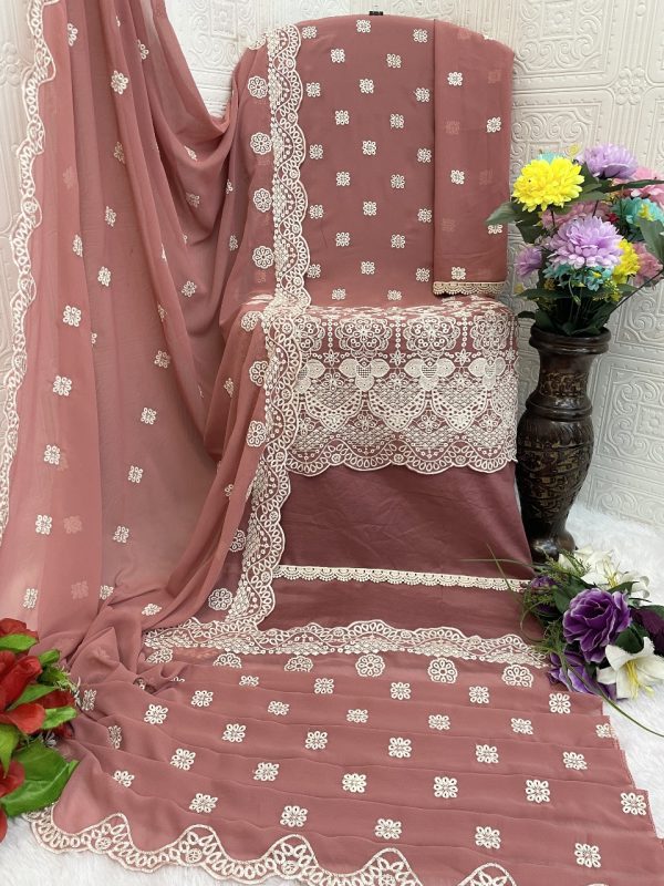 TAWAKKAL FABRICS TF 1310 H GEORGETTE SALWAR KAMEEZ