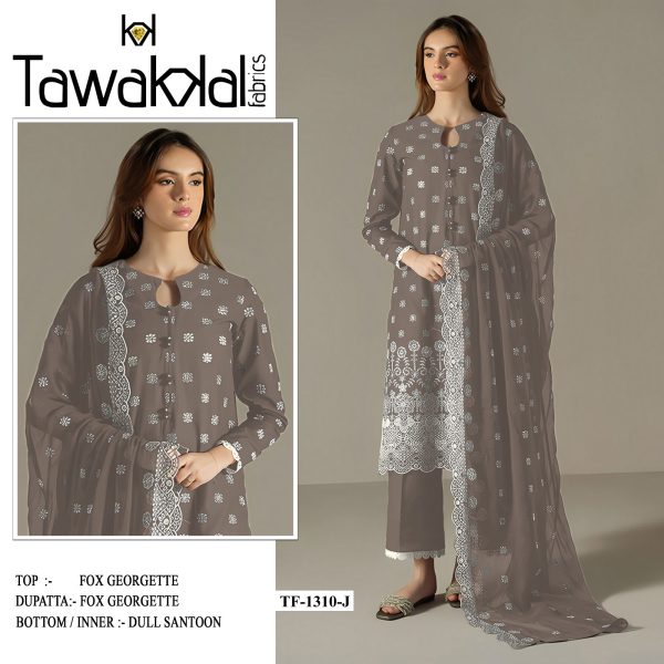 TAWAKKAL FABRICS TF 1310 J GEORGETTE SALWAR KAMEEZ