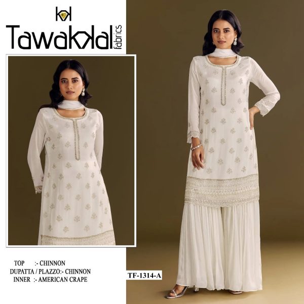 TAWAKKAL FABRICS TF 1314 A AIRTEX CHINNON SUITS