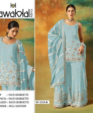 TAWAKKAL FABRICS TF 1315 B GEORGETTE SALWAR KAMEEZ