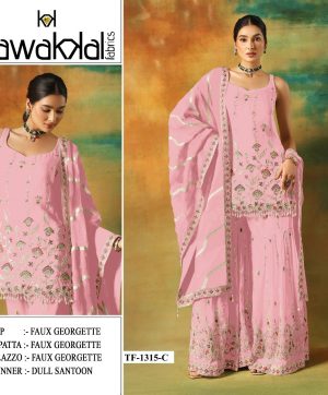 TAWAKKAL FABRICS TF 1315 C GEORGETTE SALWAR KAMEEZ