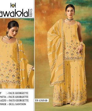 TAWAKKAL FABRICS TF 1315 D GEORGETTE SALWAR KAMEEZ