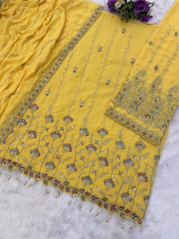 TAWAKKAL FABRICS TF 1315 D GEORGETTE SALWAR KAMEEZ