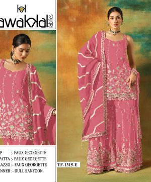 TAWAKKAL FABRICS TF 1315 E GEORGETTE SALWAR KAMEEZ