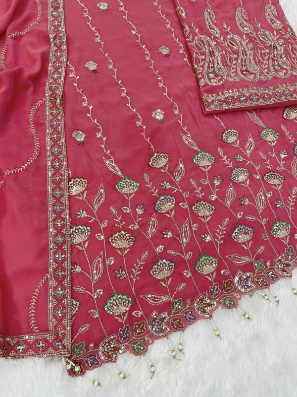 TAWAKKAL FABRICS TF 1315 E GEORGETTE SALWAR KAMEEZ