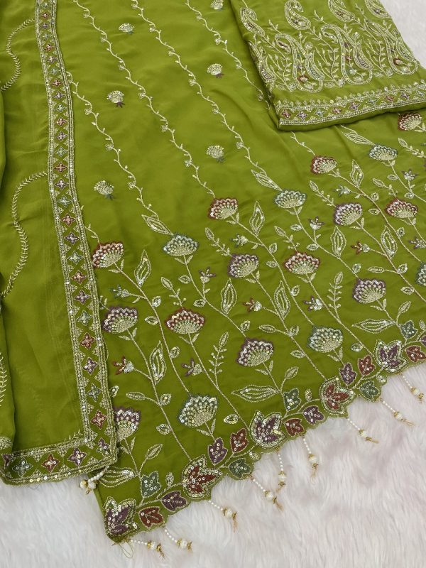 TAWAKKAL FABRICS TF 1315 F GEORGETTE SALWAR KAMEEZ