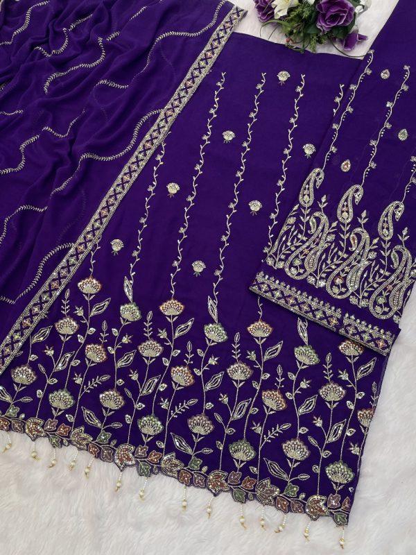 TAWAKKAL FABRICS TF 1315 G GEORGETTE SALWAR KAMEEZ