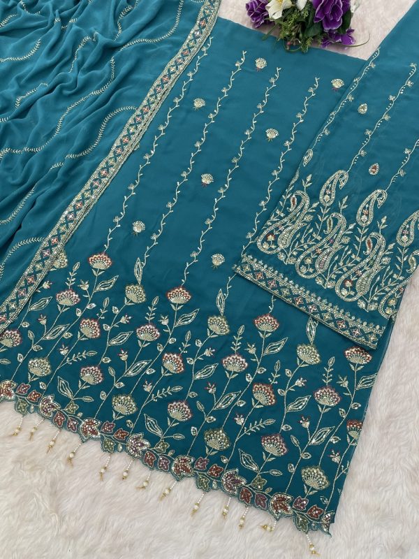 TAWAKKAL FABRICS TF 1315 H GEORGETTE SALWAR KAMEEZ