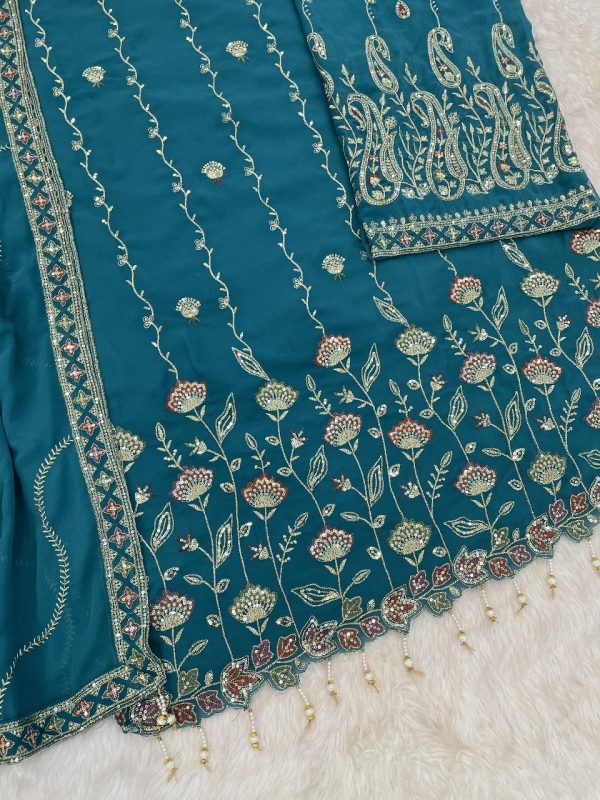 TAWAKKAL FABRICS TF 1315 H GEORGETTE SALWAR KAMEEZ