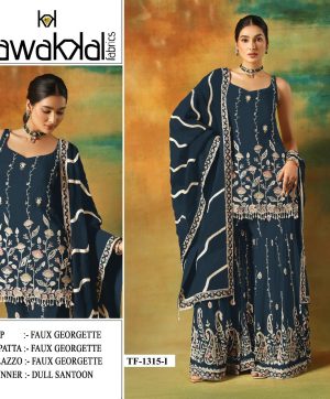 TAWAKKAL FABRICS TF 1315 I GEORGETTE SALWAR KAMEEZ