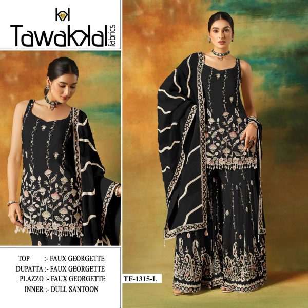 TAWAKKAL FABRICS TF 1315 L GEORGETTE SALWAR KAMEEZ