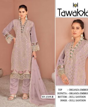 TAWAKKAL FABRICS TF 1319 B PAKISTANI SALWAR KAMEEZ